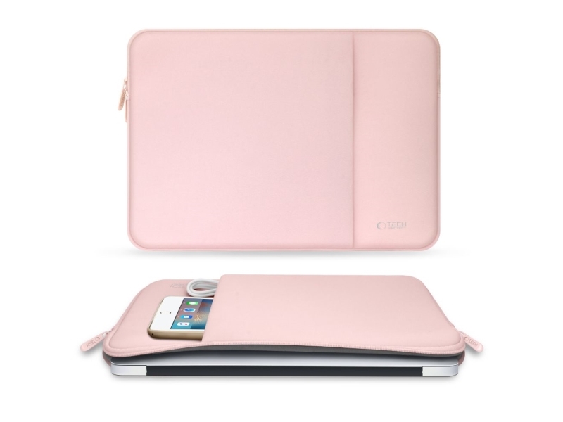 Tech-Protect neopren laptoptaske 13 - pink