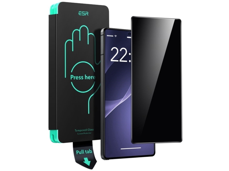 Esr Privacy Glass Skærmbeskytter I Hærdet Glas Til Samsung Galaxy S25 Ultra