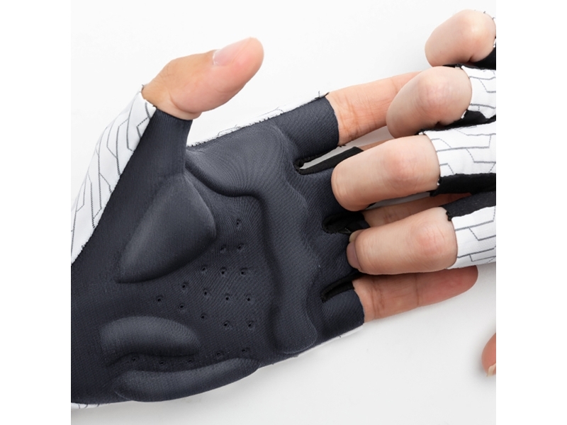 Rockbros Mtb-Radhandschuhe Größe L - Weiß Und Schwarz