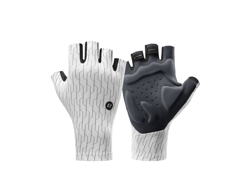 Rockbros Road Cycling Handschuhe Größe: L - Schwarz/Weiß