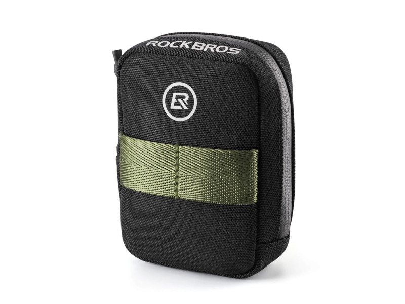 Rockbros Mini-Satteltasche Mit Co2-Patronenhalter – Schwarz/Grün