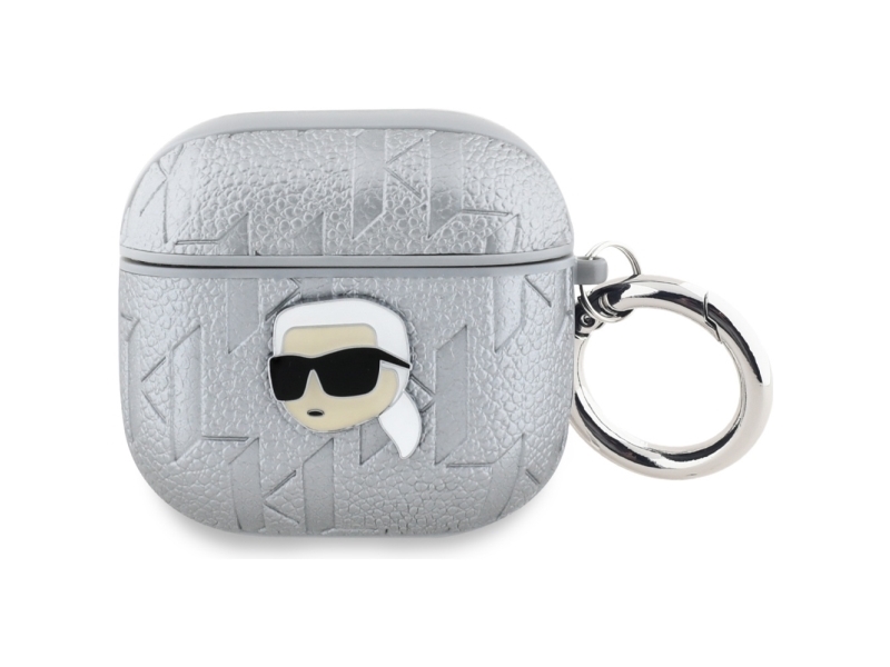 Karl Lagerfeld Monogram Karl Case Für Airpods 4 - Silber