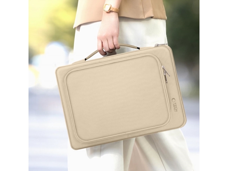 Tech-Protect Basic Bag Für 15-16&Quot Laptop - Beige