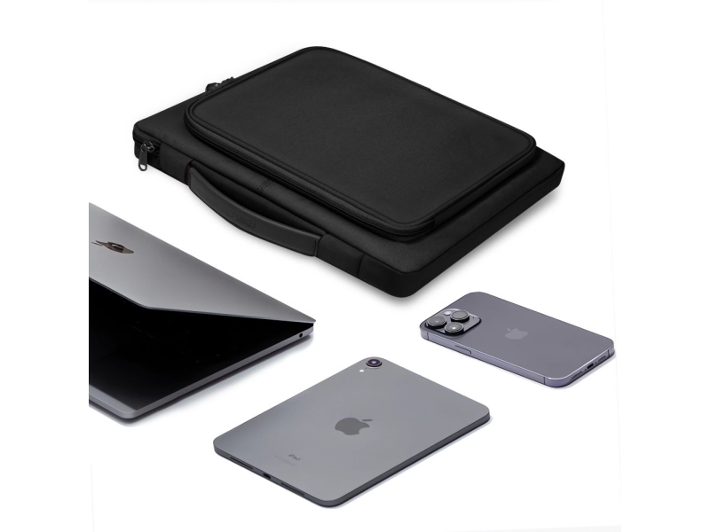 Hurtel Tech-Protect Basic Taske Til 15-16" Bærbar - Sort