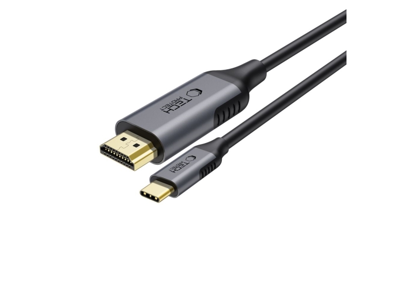 TECH-PROTECT ULTRABOOST kabel USB-C til HDMI 2.0 4K 60Hz 180 cm sort