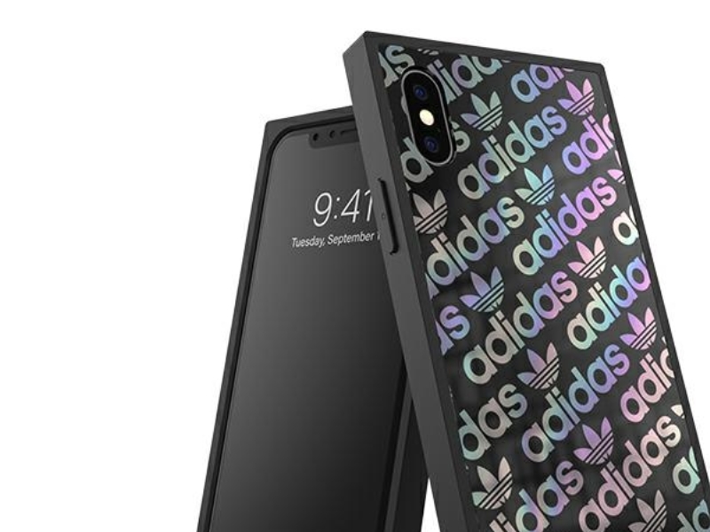 Adidas Or Square Case Til Iphone X / Xs - Sort