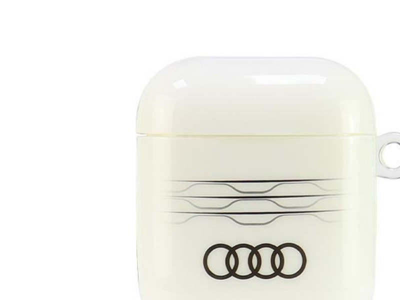 Audi Iml Geometrisk Mønster Cover Til Airpods 1 / 2 - Hvid