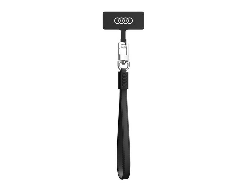 Audi Crossbody Universel Læderrem 28 Cm X 10 Mm - Sort