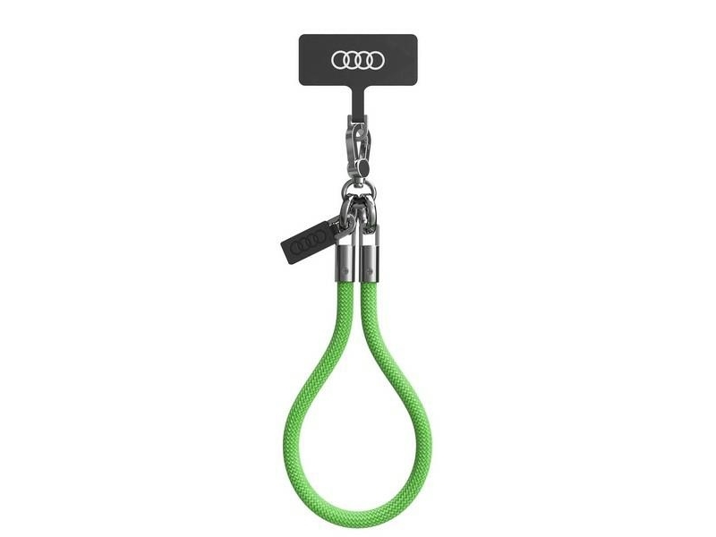 Audi skulderrem med karabinhage (lås) universal 28cm x 8mm - grøn