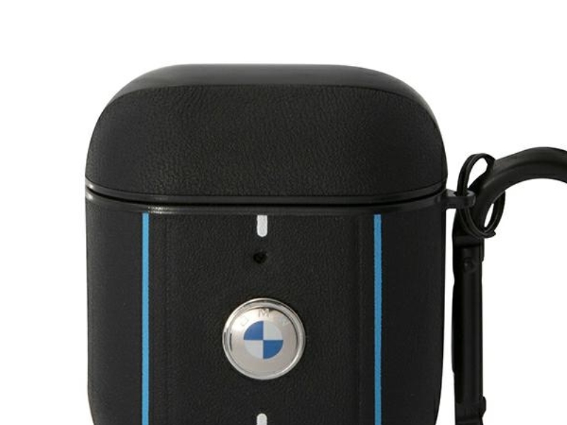 BMW læder cover Color Lines til AirPods 1 / 2 - sort