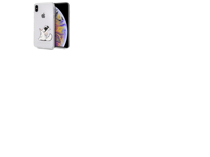 Karl Lagerfeld Choupette Fun Etui Til Iphone Xs Max - Transparent