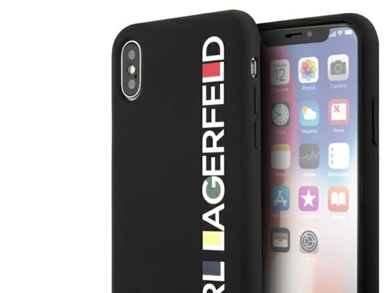 Karl Lagerfeld Glossy Bauhaus Iphone X/Xs Cover - Sort