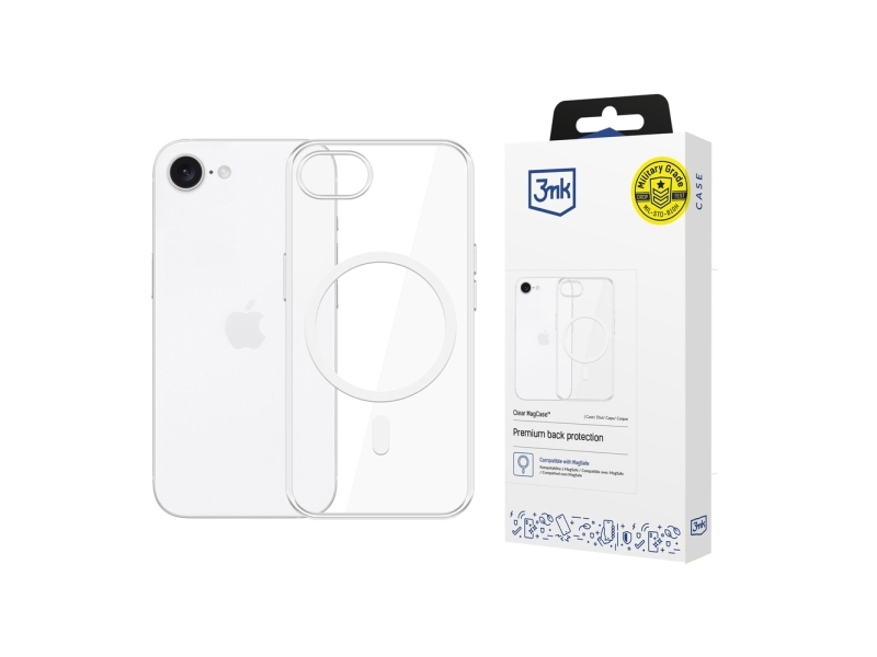 3Mk Clear Magcase Til Apple Iphone 16E