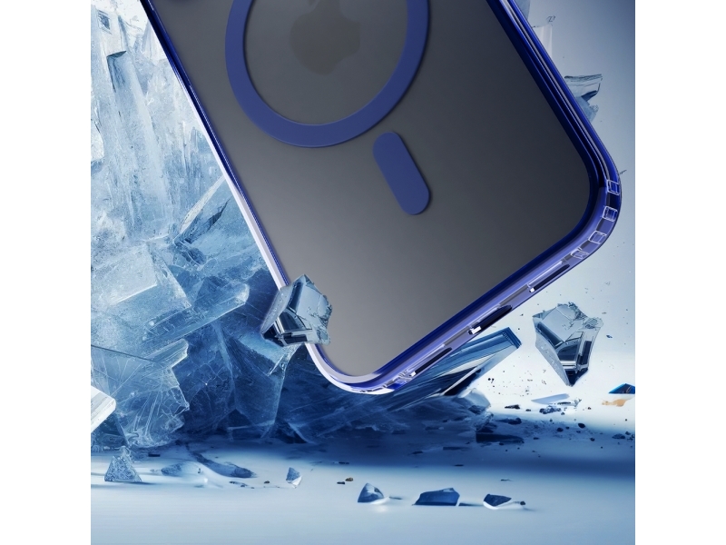 3Mk Apple Iphone 16E - 3Mk Frosty Magcase Blå