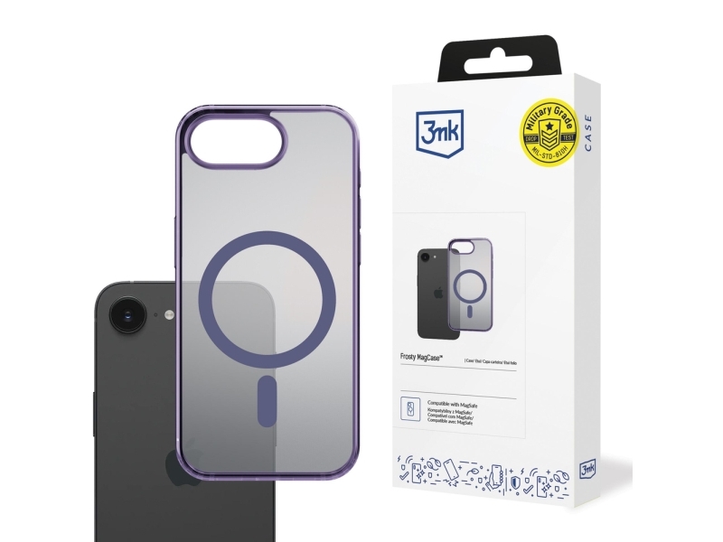 3Mk Etui Frosty Magcase Purple Til Apple Iphone 16E