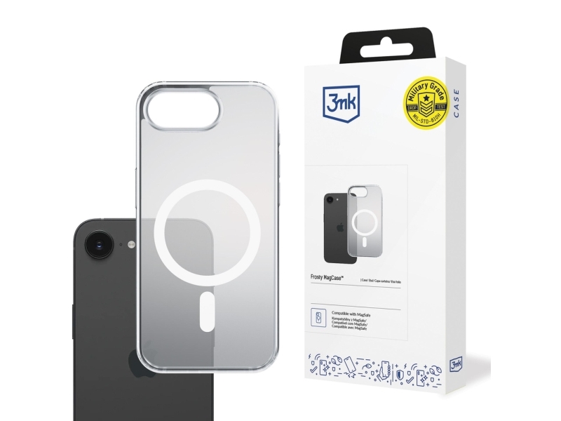 3Mk Etui Frosty Magcase White Til Apple Iphone 16E