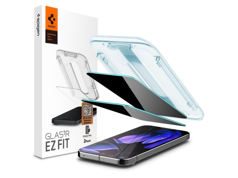Spigen Glass tR EZ Fit (Privacy) 2 Pack - Google Pixel 10/9 Pro/ Pixel 10/9