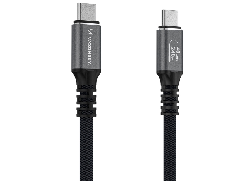 Usb-Kabel Wozinsky Usb-C Til Usb-C 1 M Sort (5907769376740)