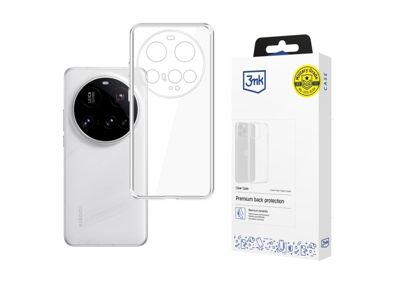 3Mk W-3Clecase-Xi15ul, Cover, Xiaomi, 15 Ultra, Transparent
