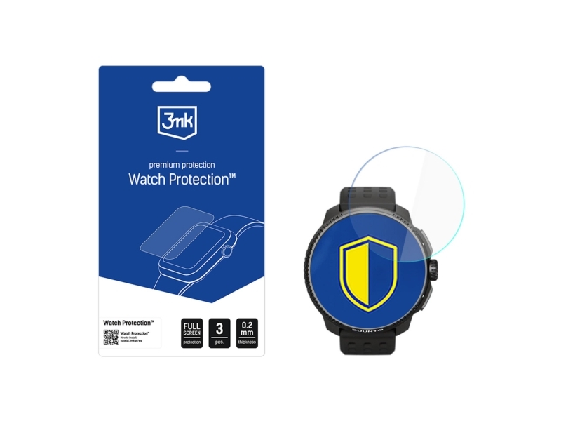 Smartwatch Skærmbeskyttelse 3Mk Watch Protection Flexibleglass Til Suunto Race All (49Mm)