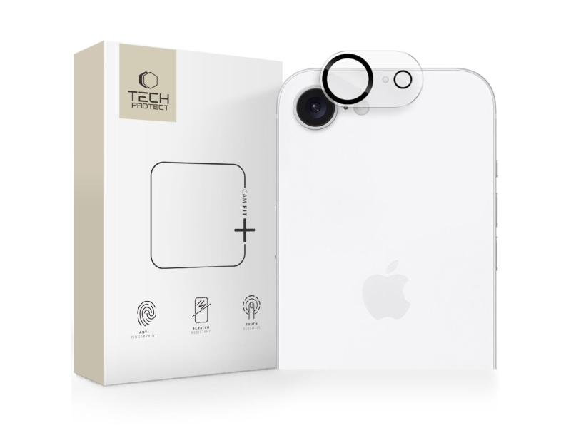 Tech-Protect Cam Fit+ Kameraschutz Für Iphone 16E (Clear)