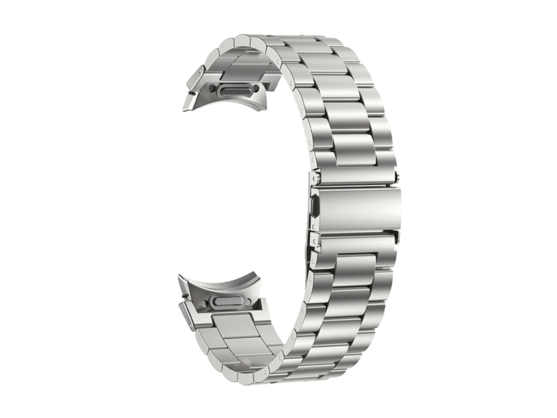 Puro Metallarmband Aus Edelstahl Für Samsung Galaxy Watch 4/4 Classic/5/5 Pro/6/6 Classic – Silber