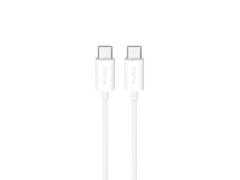 Usb-Kabel Puro Usb-C Til Usb-C 3 M, Hvid (8018417498794)