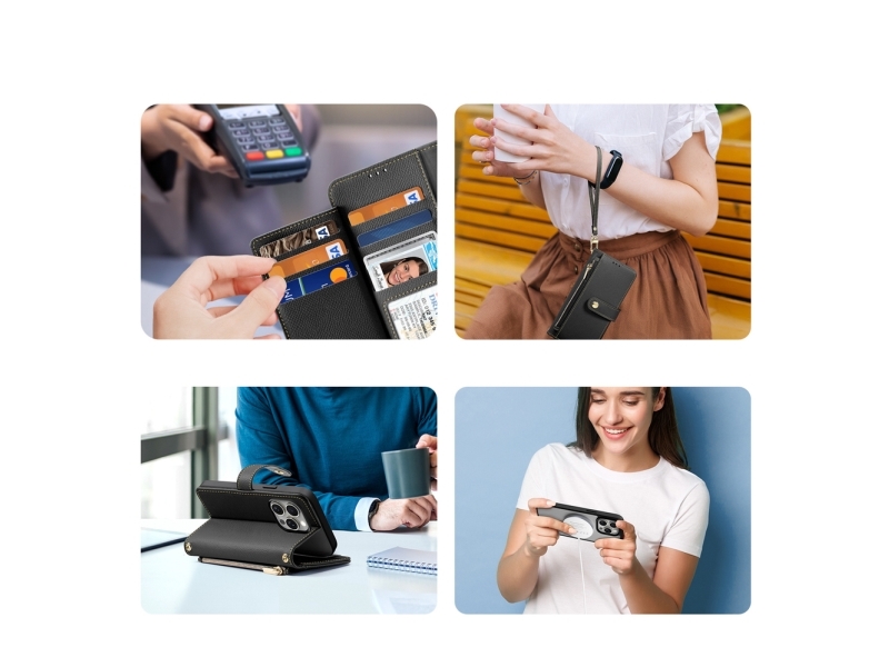 Dux Ducis Lava Ledertasche Für Iphone 15 Pro - Sortieren