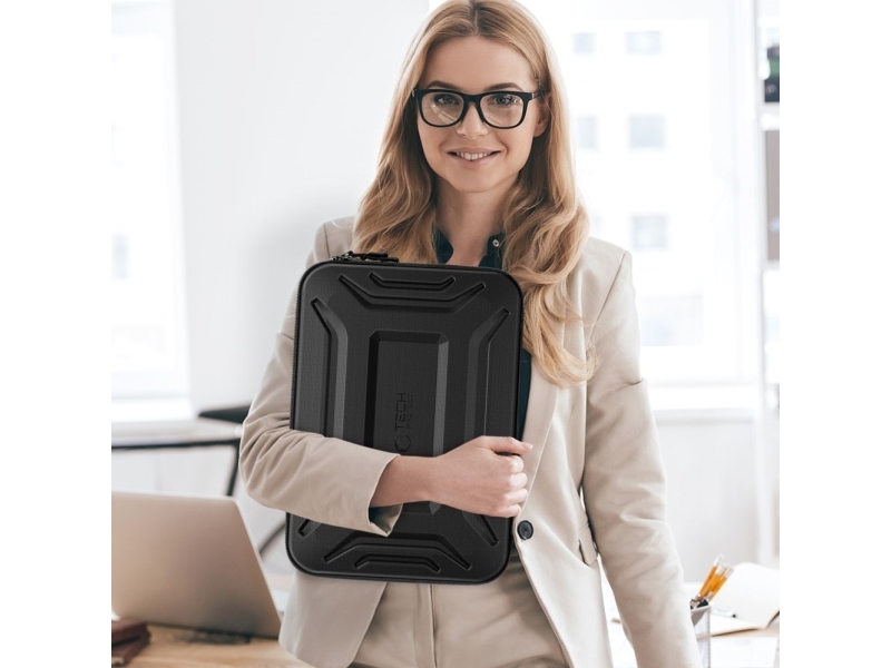 Tech-Protect Kevlar Pro Laptopcover 13-14" - Sort