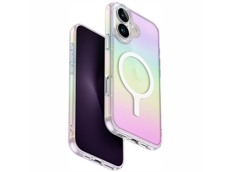 Uniq Iridescia Magclick Lade-Case Für Iphone 16 Plus - Bunt