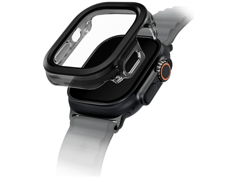 Uniq Etui Uniq Voute Til Apple Watch Ultra 49 Mm Hærdet Glas Sort