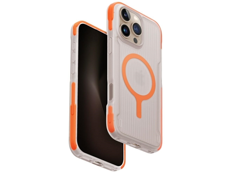 Uniq Combat Active Magclick Ladetabl-Hülle Für Iphone 16 Pro Max - Orange