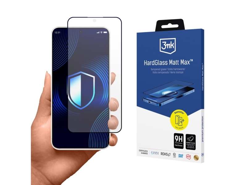 3Mk Hardglass Matt Max Beskyttelsesglas Til Samsung Galaxy S25 Edge