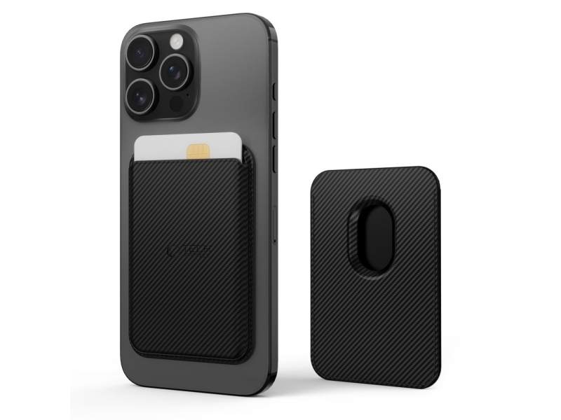 Tech-Protect Magwallet Universelle Magnet-Kartenhülle Magsafe Carbon