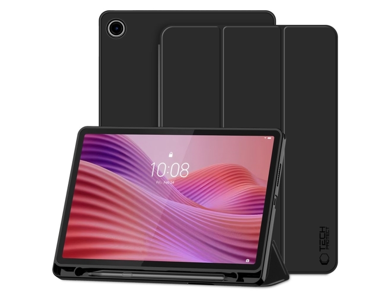Tech-Protect Smartcase Stift Für Lenovo Tab 10.1 Tb-311 - Schwarz