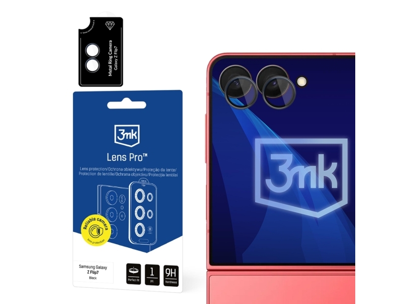 3MK Samsung Galaxy Z Flip 7 - Lens Protection Pro svart
