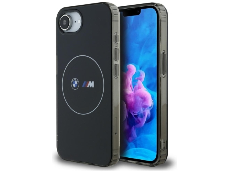 Bmw Iml Metal White Circle Magsafe Iphone 16E Cover - Sort