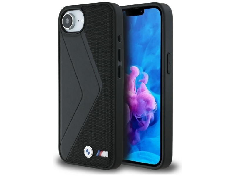 Bmw Oversize-Stripes Magsafe-Case Für Iphone 16E - Schwarz
