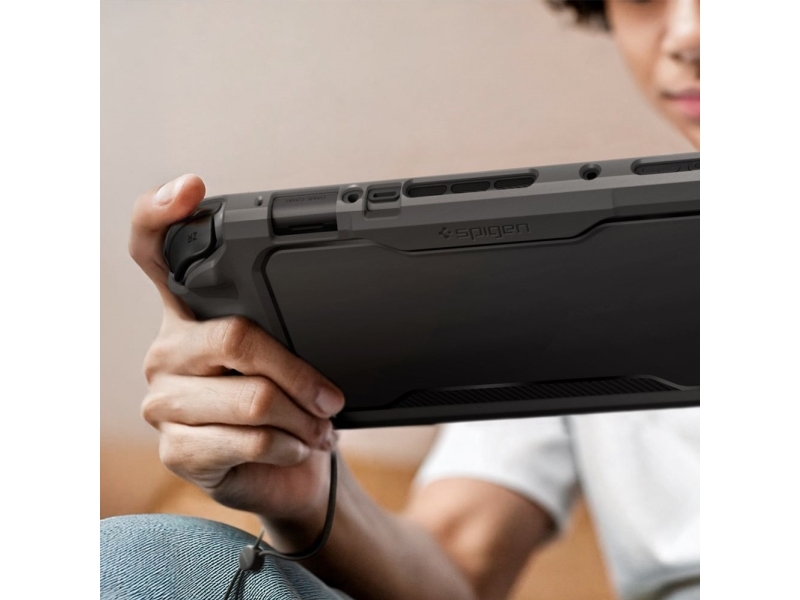 Hurtel Spigen Rugged Armor Cover til Nintendo Switch 2 - Mat Sort billede