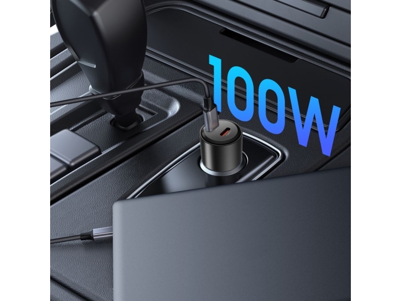 Tech-Protect billader TECH-PROTECT CC03 2-ports PD100W BLACK