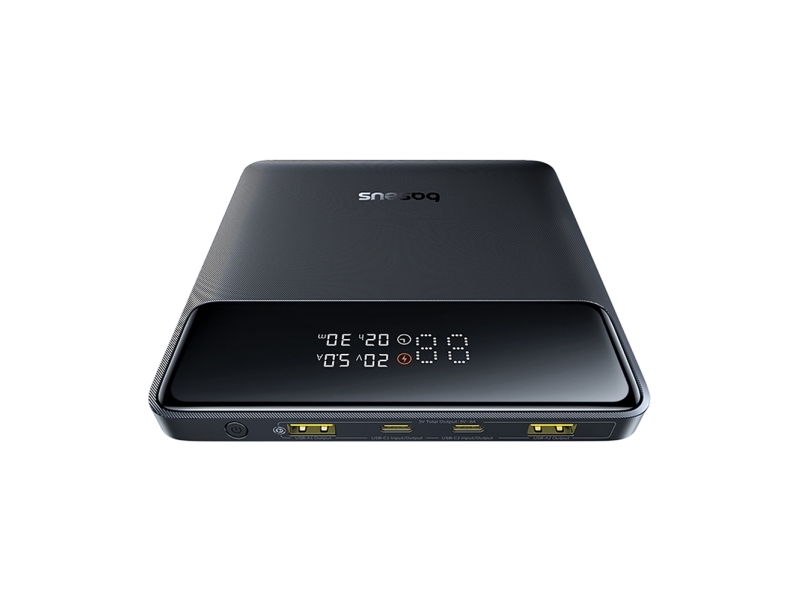 Baseus Blade H1 20000Mah 100W Powerbank Med Display - Sort
