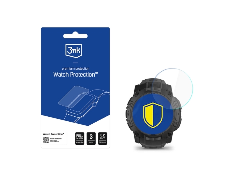3Mk 3Mk Watch Protection Flexibleglass Til Garmin Instinct 3 Tactical Edition 50Mm