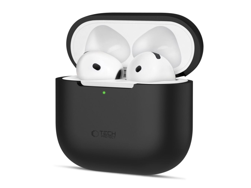 Tech-Protect Silikone Cover Til Apple Airpods 4 - Sort