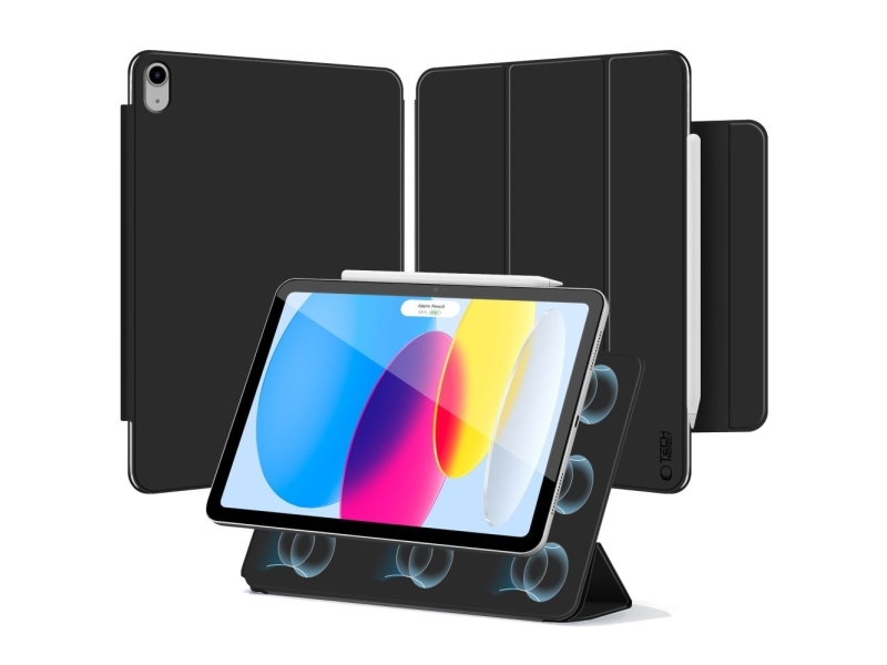 Tech-Protect Smartcase Magnetisk Til Ipad 10,9” 2022 / Ipad 11” 2025 - Sort