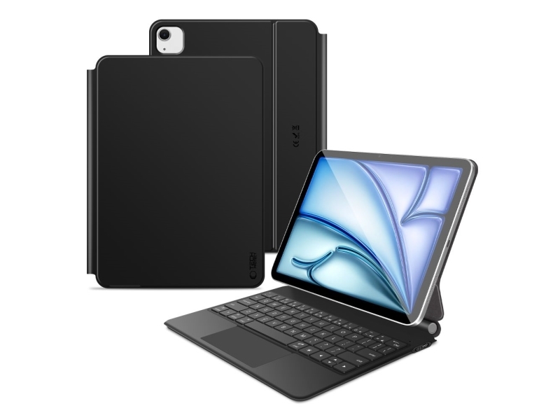 Tech-Protect Smartcase Magnetic Mit Tastatur Für Ipad Air 10,9" (2020/2022) / 11" (2024/2025/2026) - Schwarz
