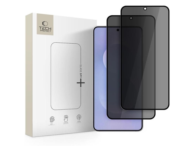 Tech-Protect Glas Spy+ 2-Pack Galaxy S25 Edge Privatsphäre Glas