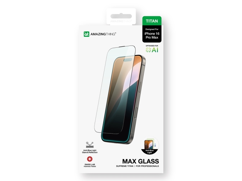 Amazingthing Titan Max Hærdet Glas Til Iphone 16 Pro Max