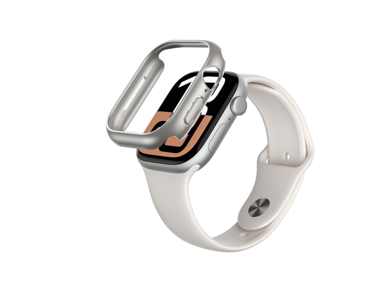 Amazingthing Minimal Hülle Für Apple Watch 46Mm – Silber