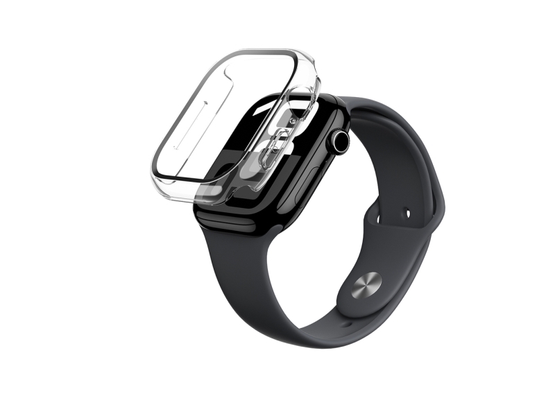 Amazingthing Etui I Hærdet Glas Amazingthing Radix Glass Til Apple Watch 46Mm – Gennemsigtigt