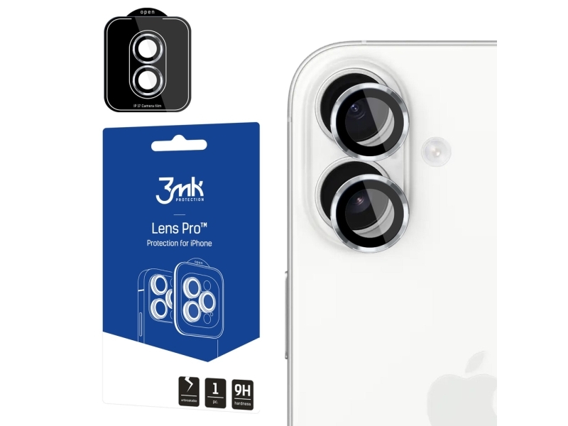 Apsauginis Stikliukas Kamerai 3Mk Lens Pro Apple Iphone 17 Sidabrinis